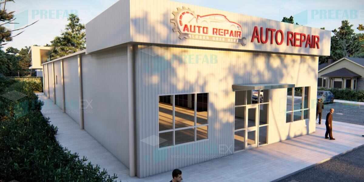 Auto Repair Steel Shop Building